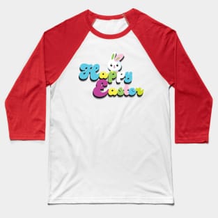 Happy Easter Day Cute Bunny Baseball T-Shirt